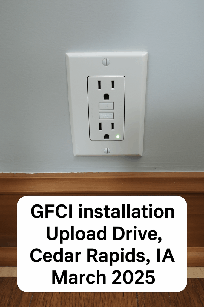 GFCI outlets reset