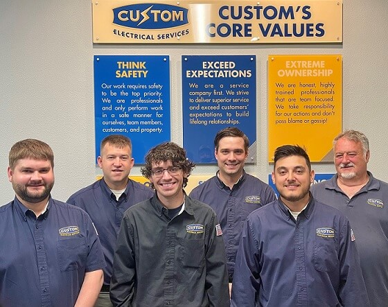 Cedar rapids electricians at Custom Electrical