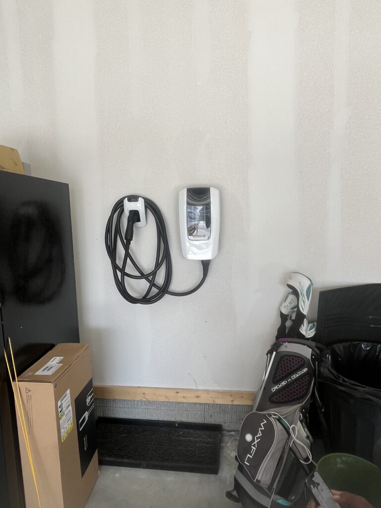 EV Charger Installed in Iowa City Home