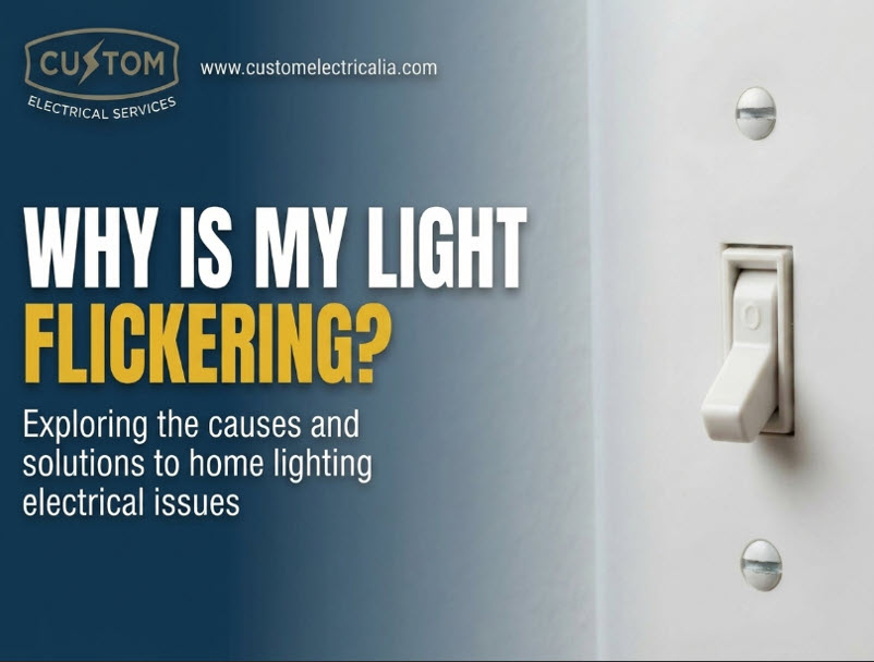 Light flickering causes blog title card