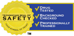 Technician seal of safety